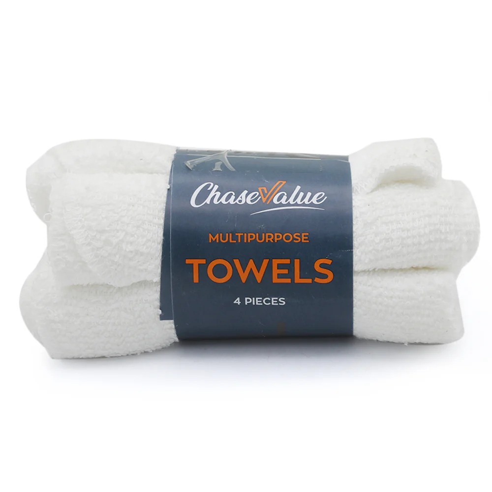 Multi purpose Towels 4Pcs - White