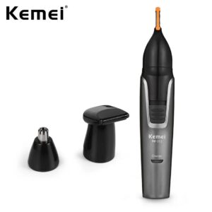 3-in-1 Rechargeable Nose, Eyebrow, Ear & Sideburns Hair Trimmer