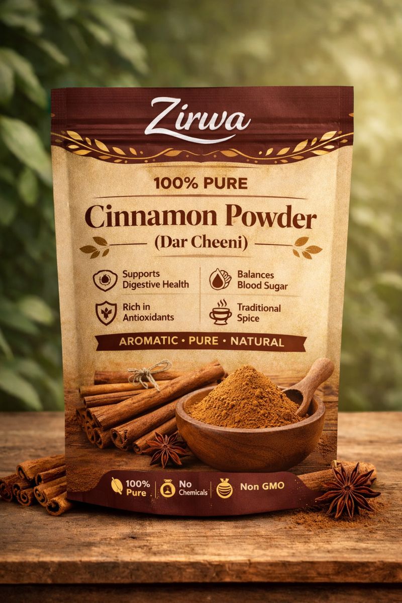 100% Pure Cinnamon Powder (Dar Cheeni)