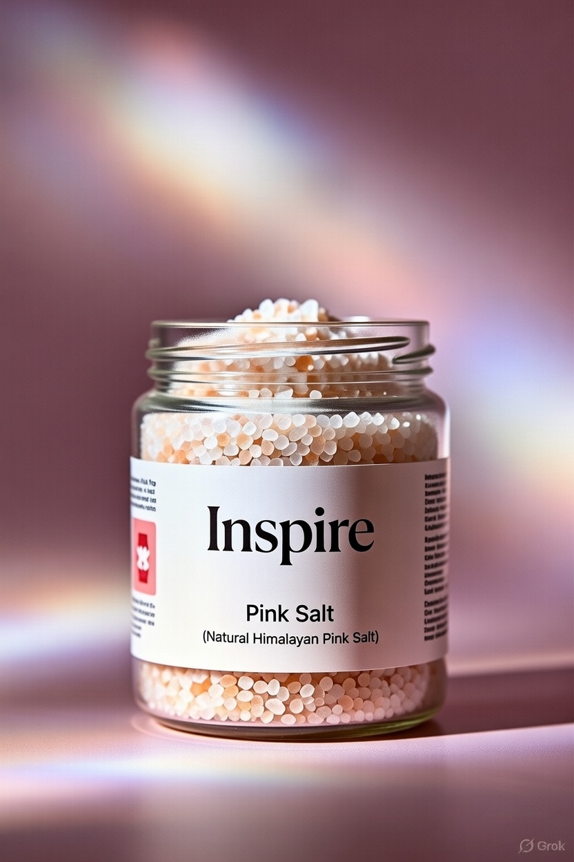 Inspire Pink Salt (Natural Himalayan Pink Salt)