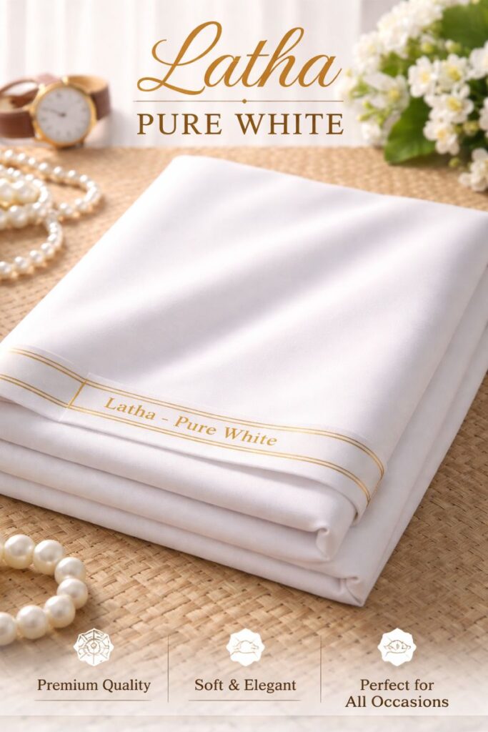 Latha- Pure White