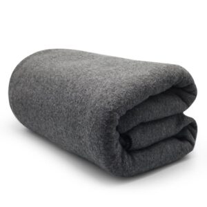 Thermal Fleece Blanket Double Ply - Grey